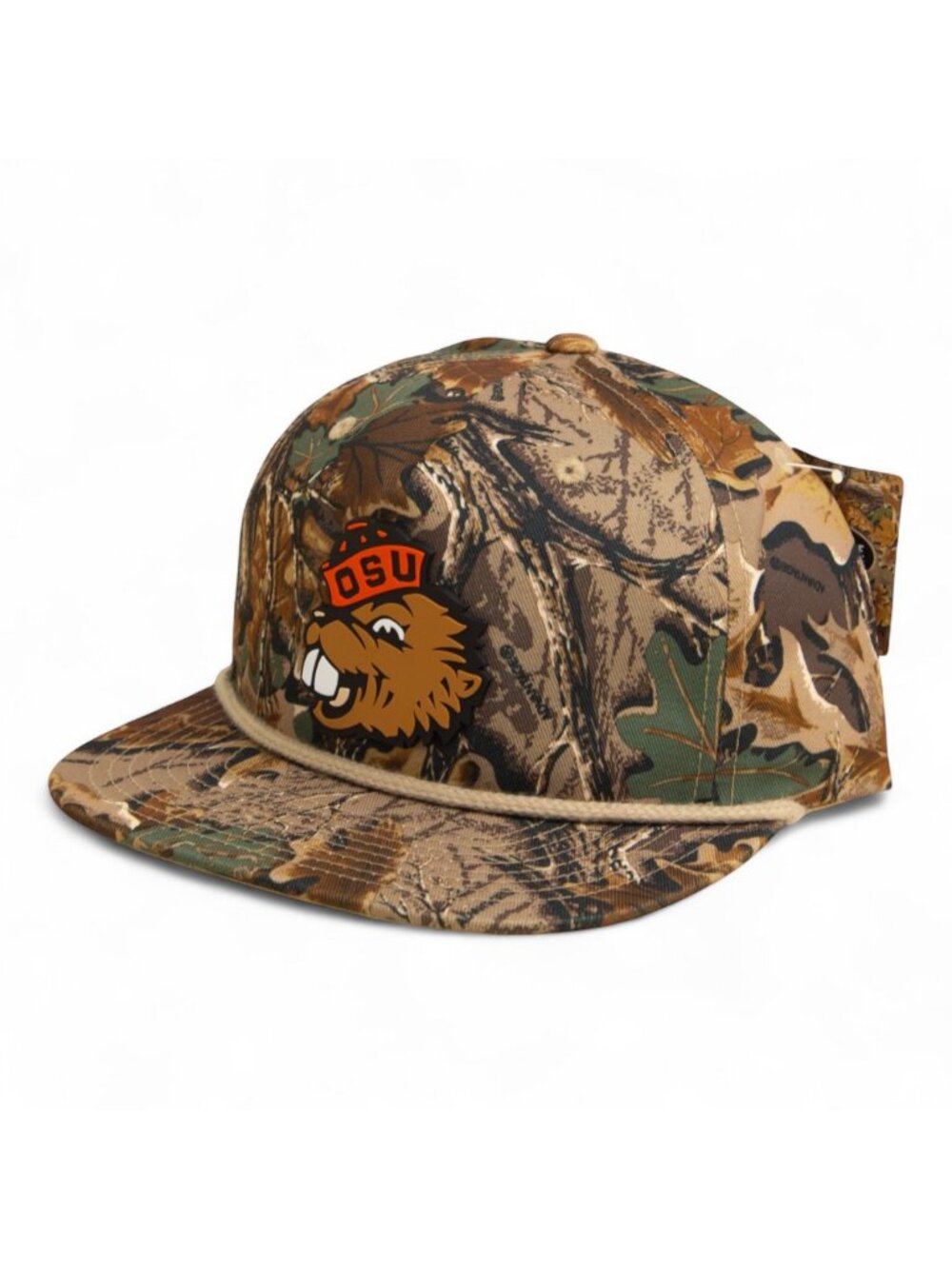 Oregon State Beavers Benny 3D Umpqua Rope Hat- Realtree Advantage/ Khaki